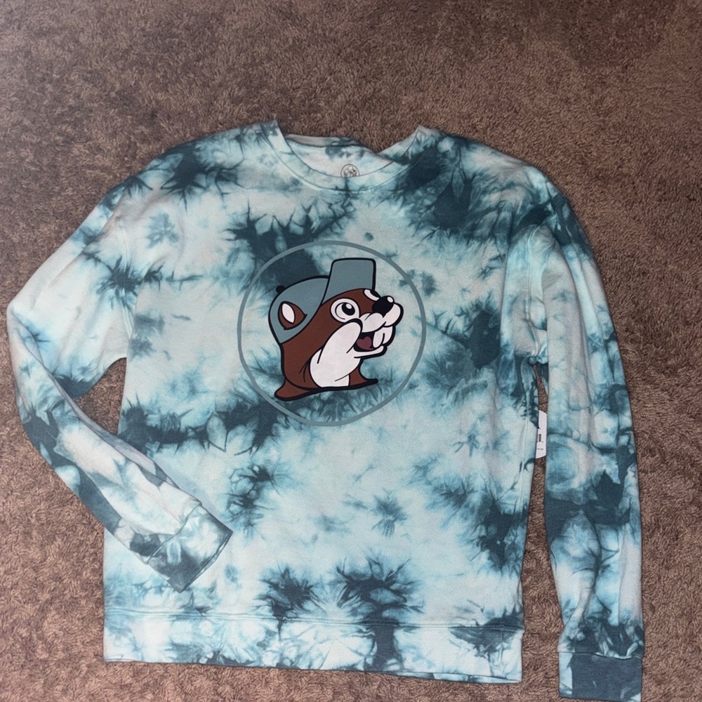 Tie-Dye Buc-ee’s Graphic Long Sleeve Shirt